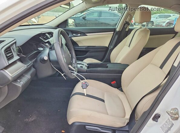 19XFC2F51JE023490 2018 HONDA CIVIC White Вид салону спереду