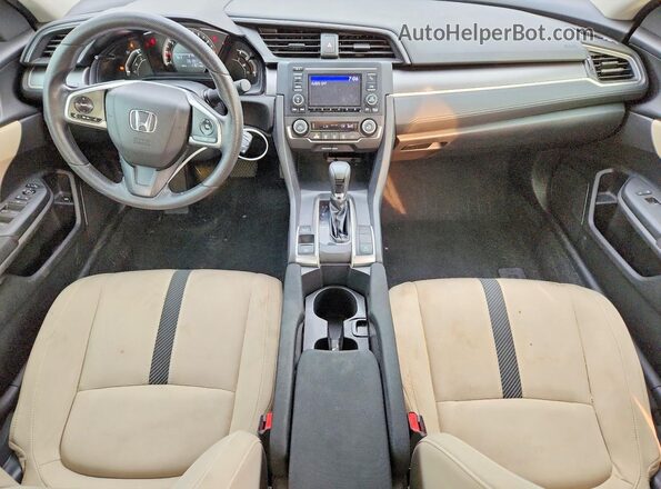 19XFC2F51JE023490 2018 HONDA CIVIC White Вид панелі приладів
