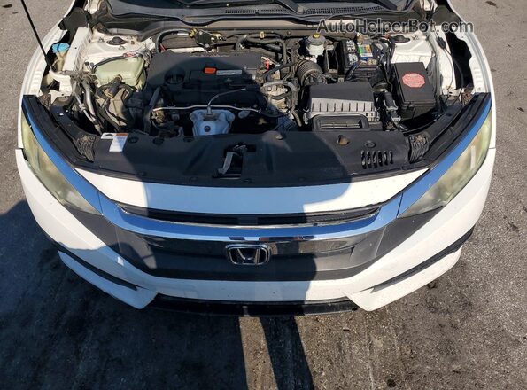 19XFC2F52GE024849 2016 HONDA CIVIC White უკანა სალონის ხედი
