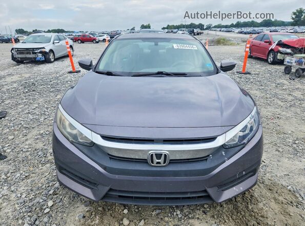 19XFC2F52GE053333 2016 HONDA CIVIC Gray Widok z przodu