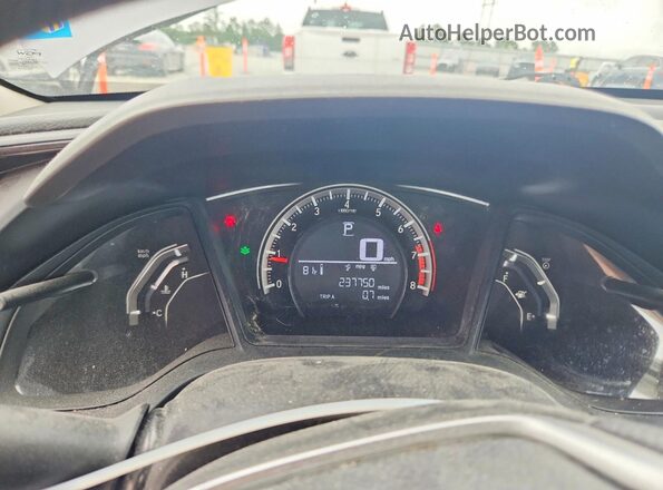 19XFC2F52GE053333 2016 HONDA CIVIC Gray Widok zestawu wskaźników