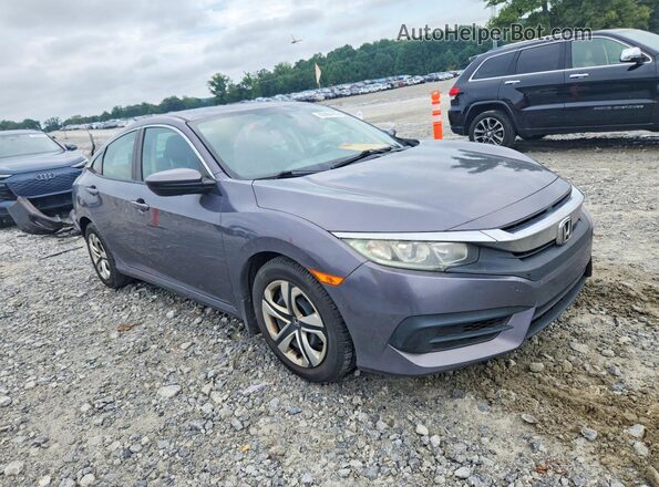 19XFC2F52GE053333 2016 HONDA CIVIC Gray Przód prawy