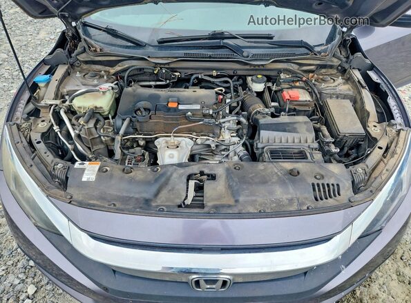 19XFC2F52GE053333 2016 HONDA CIVIC Gray Widok wnętrza z tyłu