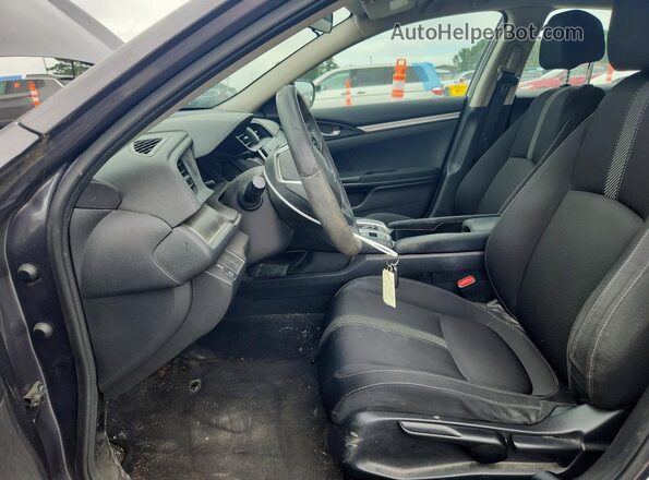 19XFC2F52GE053333 2016 HONDA CIVIC Gray Widok wnętrza z przodu