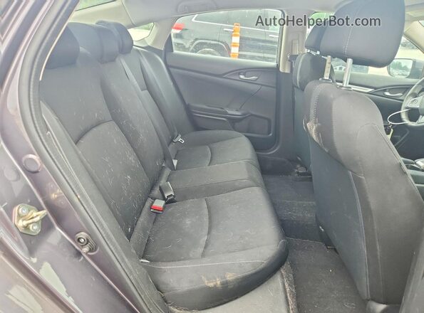 19XFC2F52GE053333 2016 HONDA CIVIC Gray Widok tylnych siedzeń