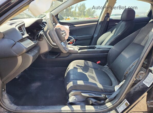 19XFC2F52GE243133 2016 HONDA CIVIC Black Front interior view