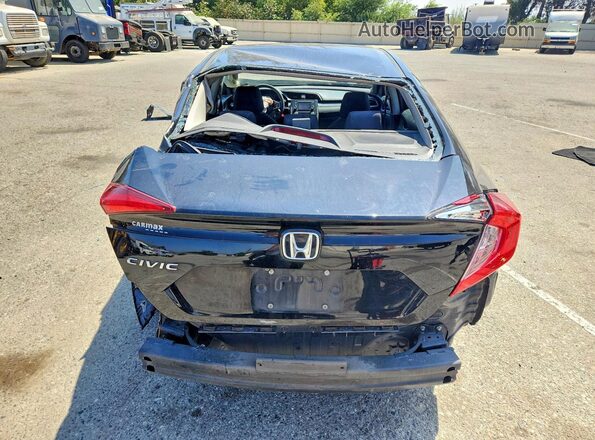 19XFC2F52GE243133 2016 HONDA CIVIC Black Rear view