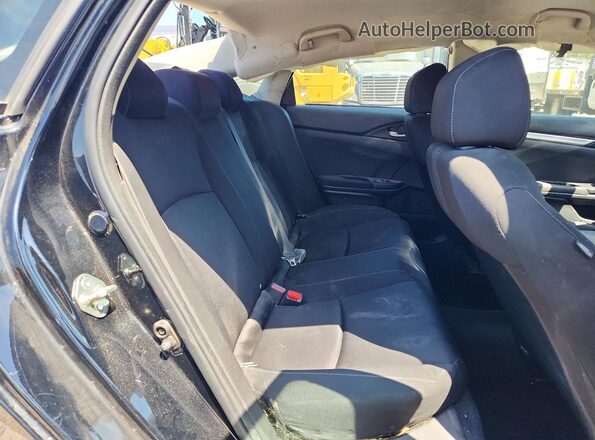 19XFC2F52GE243133 2016 HONDA CIVIC Black Rear seats view