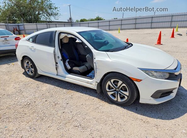 19XFC2F52HE013464 2017 HONDA CIVIC White Przód prawy