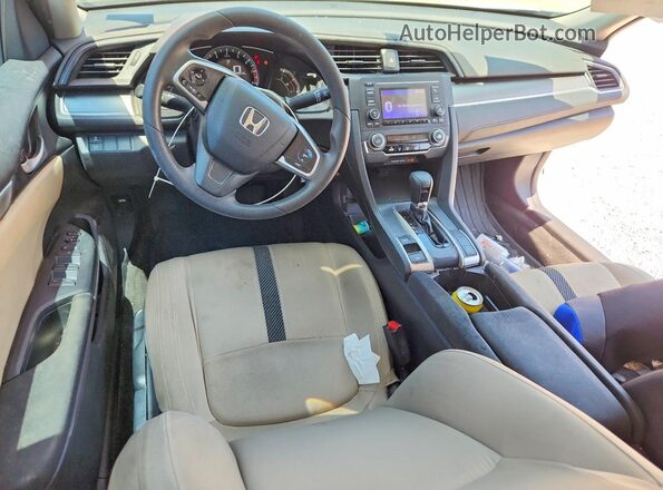 19XFC2F52HE013464 2017 HONDA CIVIC White Widok deski rozdzielczej