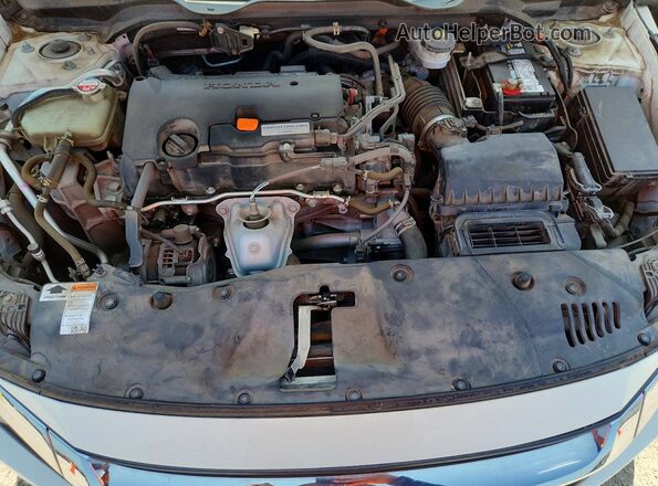 19XFC2F52HE013464 2017 HONDA CIVIC White Widok wnętrza z tyłu