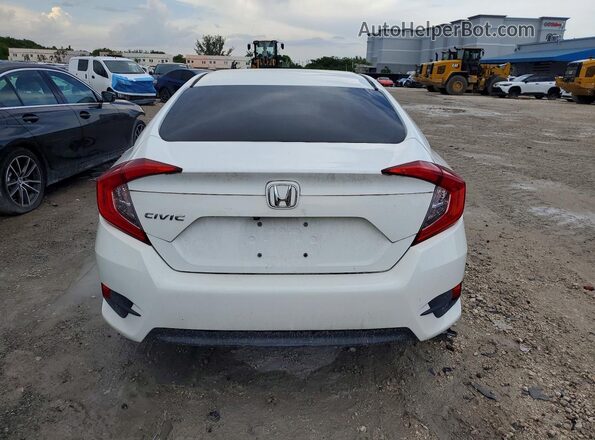 19XFC2F52HE045718 2017 HONDA CIVIC White უკანა ხედი
