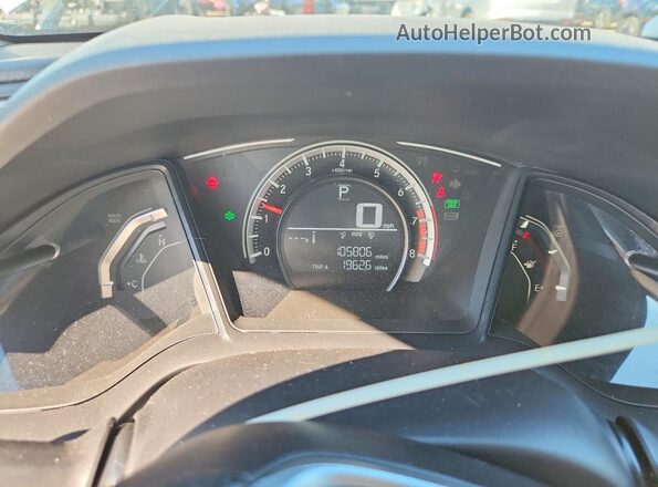19XFC2F52HE067783 2017 HONDA CIVIC White ხელსაწყოთა პანელის ხედი