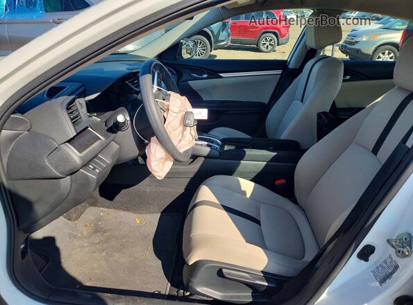 19XFC2F52HE067783 2017 HONDA CIVIC White წინა სალონის ხედი