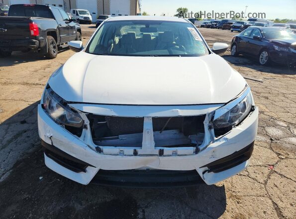 19XFC2F52HE067783 2017 HONDA CIVIC White წინა ხედი