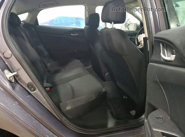 19XFC2F52HE204382 2017 HONDA CIVIC Charcoal Вид задніх сидінь