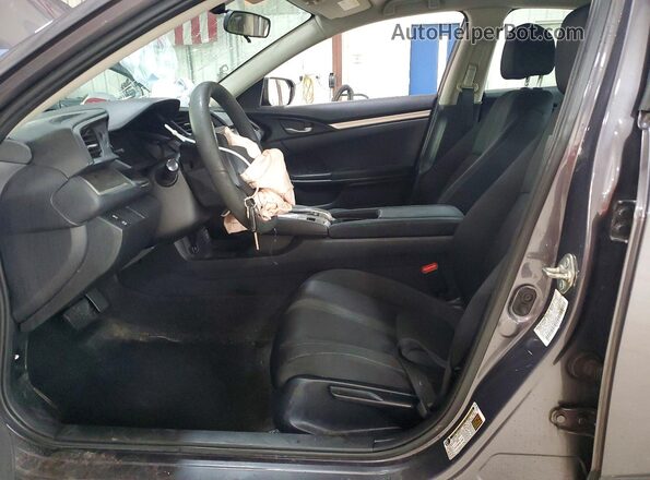 19XFC2F52HE204382 2017 HONDA CIVIC Charcoal Вид салону спереду