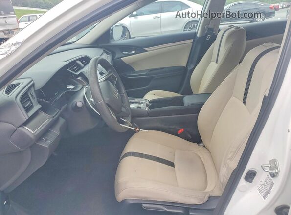19XFC2F52HE223711 2017 HONDA CIVIC White Vista interior delantera