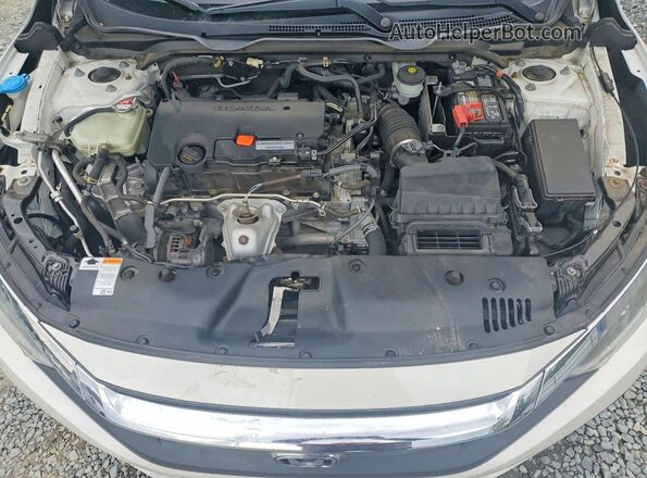 19XFC2F52HE223711 2017 HONDA CIVIC White Vista interior trasera