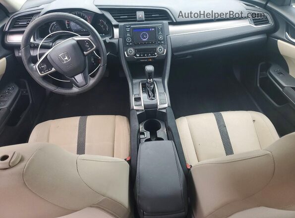 19XFC2F52HE223711 2017 HONDA CIVIC White Vista del salpicadero
