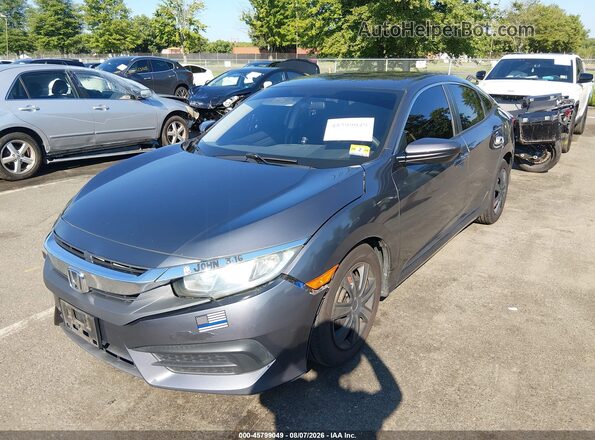 19XFC2F52HE223966 2017 HONDA CIVIC Серый Вид спереди