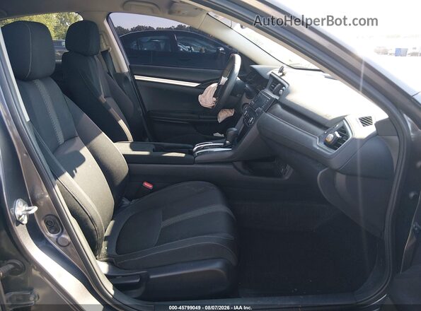 19XFC2F52HE223966 2017 HONDA CIVIC Серый Вид салона спереди