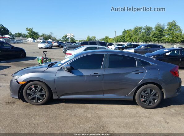 19XFC2F52HE223966 2017 HONDA CIVIC Серый Вид задней части салона