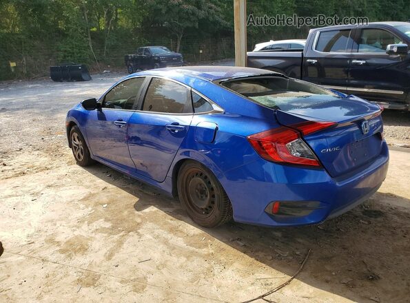 19XFC2F52HE226401 2017 HONDA CIVIC Blue Trasero izquierdo