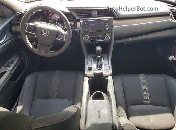 19XFC2F52HE226401 2017 HONDA CIVIC Blue Vista del salpicadero