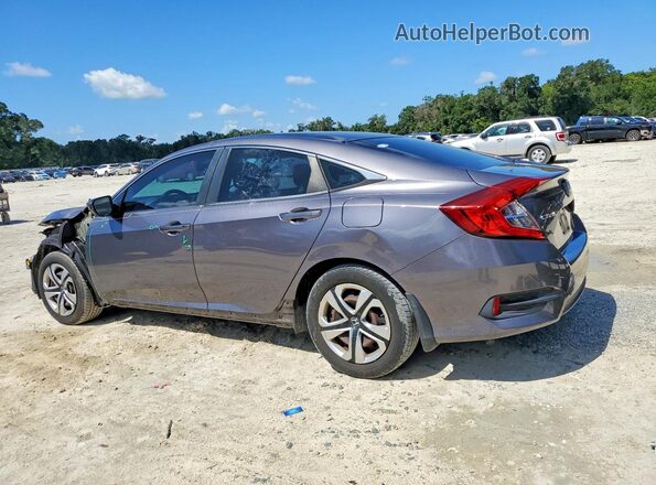 19XFC2F52JE001997 2018 HONDA CIVIC Gray Հետևի ձախ