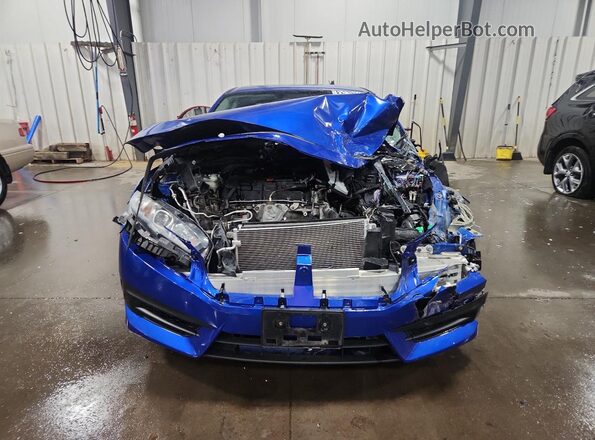 19XFC2F52JE003622 2018 HONDA CIVIC Blue Front view
