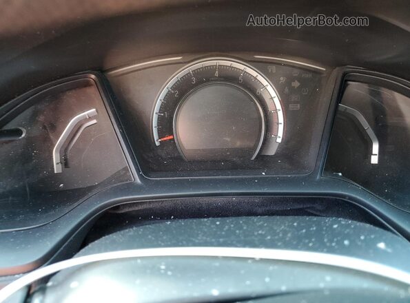 19XFC2F52JE003622 2018 HONDA CIVIC Blue Instrument cluster view