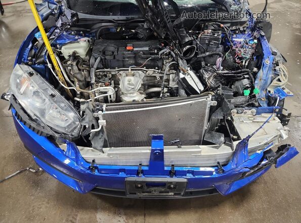 19XFC2F52JE003622 2018 HONDA CIVIC Blue Rear interior view