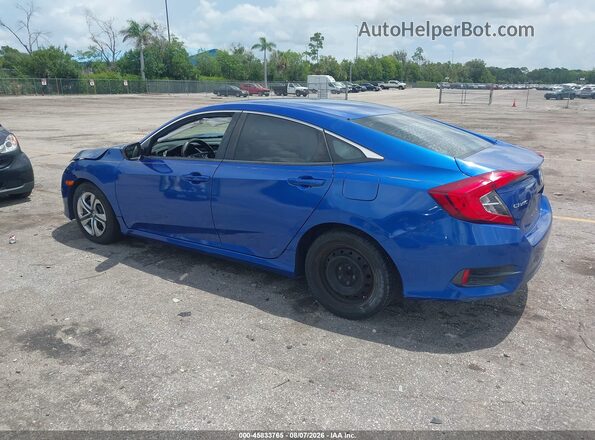 19XFC2F52JE010988 2018 HONDA CIVIC Blue Tył lewy