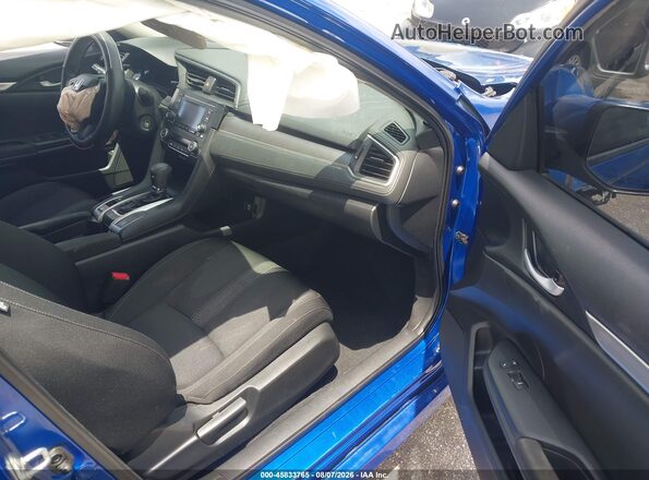 19XFC2F52JE010988 2018 HONDA CIVIC Blue Widok wnętrza z przodu