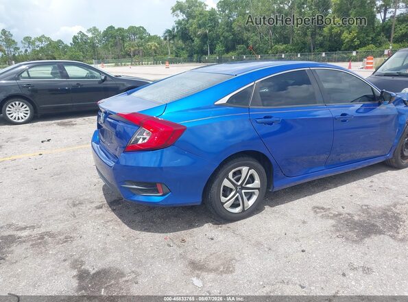 19XFC2F52JE010988 2018 HONDA CIVIC Blue Tył prawy