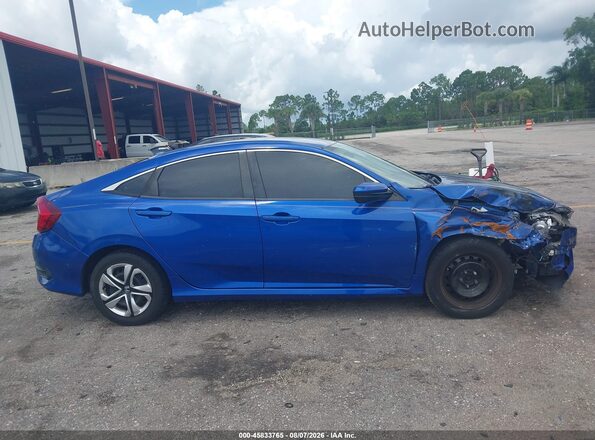 19XFC2F52JE010988 2018 HONDA CIVIC Blue Widok wnętrza z tyłu