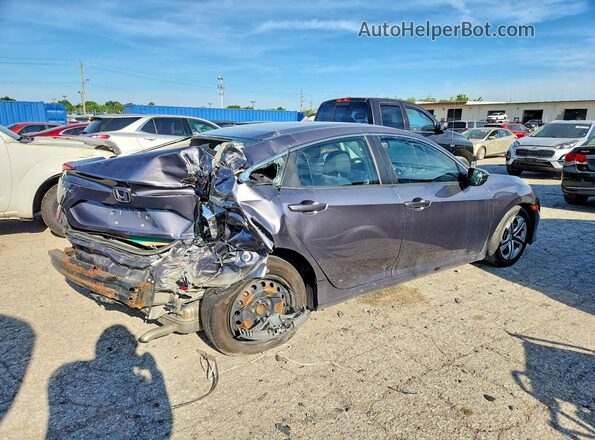 19XFC2F52JE011624 2018 HONDA CIVIC Gray Trasero derecho