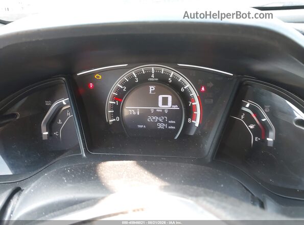 19XFC2F52JE015947 2018 HONDA CIVIC Black უკანა სავარძლების ხედი