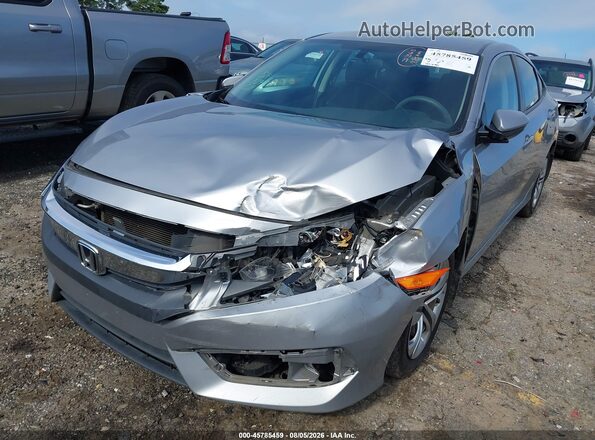 19XFC2F52JE030044 2018 HONDA CIVIC Silver Front view