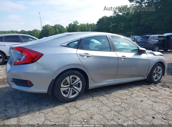 19XFC2F52JE030044 2018 HONDA CIVIC Silver Rear interior view