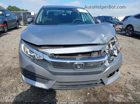 19XFC2F52JE030044 2018 HONDA CIVIC Silver Instrument cluster view