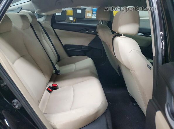 19XFC2F53GE041868 2016 HONDA CIVIC Black Вид задніх сидінь