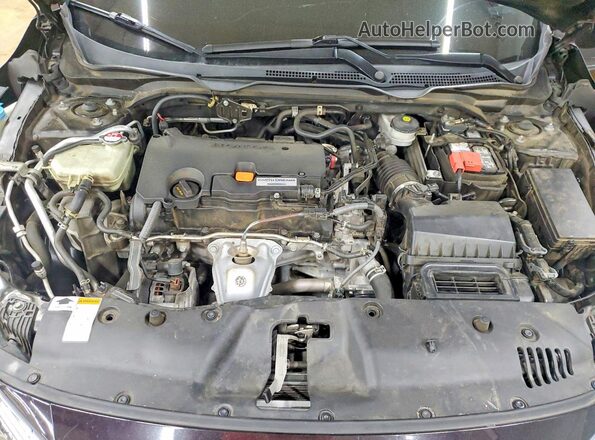 19XFC2F53GE041868 2016 HONDA CIVIC Black Вид задньої частини салону