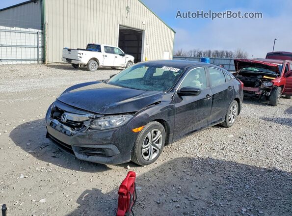 19XFC2F53GE065197 2016 HONDA CIVIC Black Հետևի ձախ