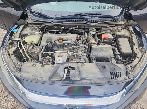19XFC2F53GE090617 2016 HONDA CIVIC Black Вид задньої частини салону