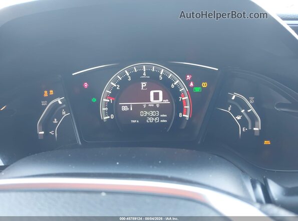 19XFC2F53GE096580 2016 HONDA CIVIC Silver Widok tylnych siedzeń