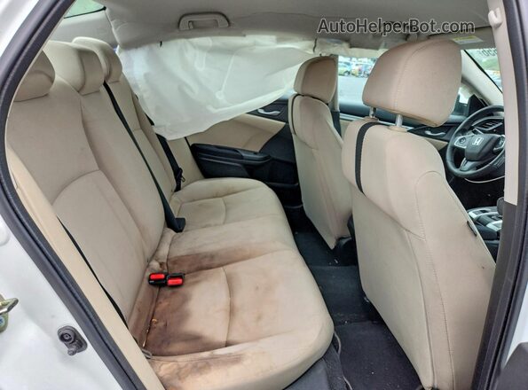 19XFC2F53GE241441 2016 HONDA CIVIC White Հետևի նստատեղերի տեսք