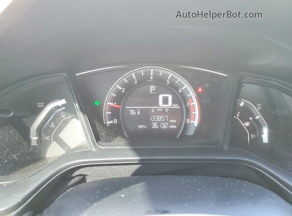 19XFC2F53GE250267 2016 HONDA CIVIC White Սարքավորումների վահանակի տեսք