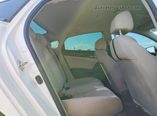 19XFC2F53GE250267 2016 HONDA CIVIC White Հետևի նստատեղերի տեսք